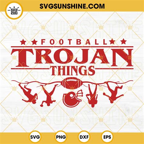 Trojans SVG, Football Trojan Things SVG, School Spirit SVG, Trojans ...