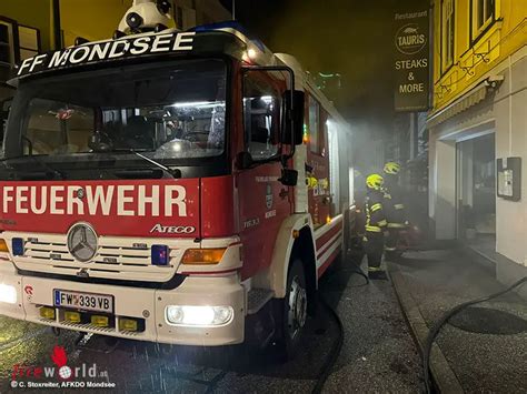 Oö Polizist und Feuerwehr löschen Brand in Lokal in Mondsee Fireworld at