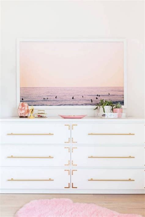 White Gold Dresser Modern Giuseppina Alcala