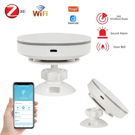 Tuya Wifi Zigbee In Human Presence Sensor G Millimeter Wave Radar