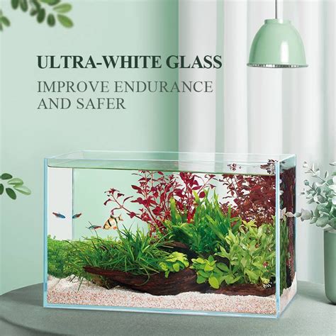 Yee Super Large Middle Ultra White Glass Aquarium Ecological Office