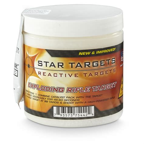 1-lb. Exploding Star Rifle Target - 158180, Shooting Targets at ...