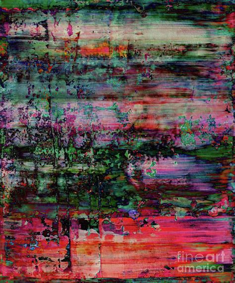 Richter Inspired Painting By Green Palace Pixels