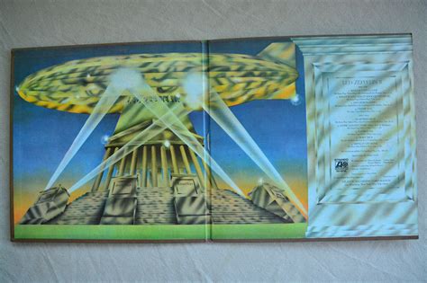 Popsike Led Zeppelin Ii Sd Atlantic Rl Hot Mix Monarch Zepplin Two Vinyl Lp Vg