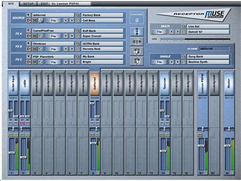 Software Muse Receptor Central