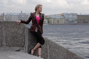 Blonde Girl Posing By The River Goes Home And Strips Nak XXX Dessert