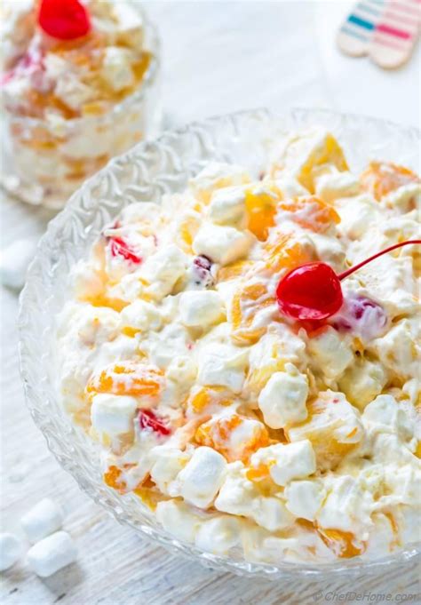 Paula Deen Ambrosia Fruit Salad Quick Ambrosia Fruit Salad Recipe