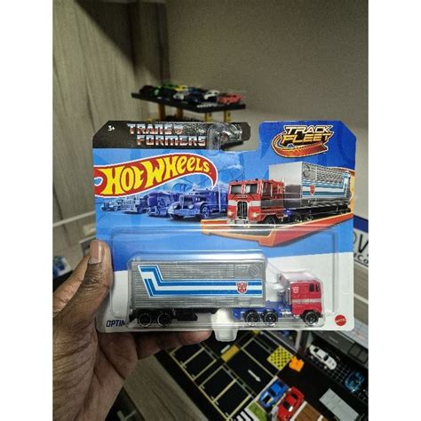 Hot Wheels Track Fleet Optimus Prime Shopee Brasil
