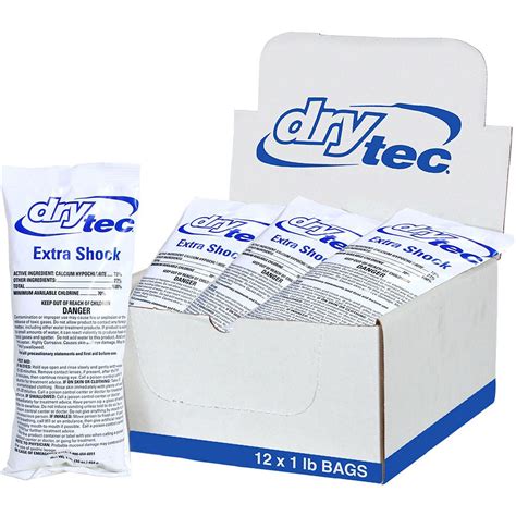 Dry Tec Calcium Hypochlorite Chlorinating Extra Shock Treatment For