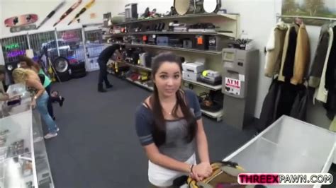 Beautiful And Sexy College Teen Gets Banged Hard At The Pawnshop ZB Porn