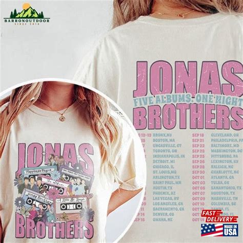 Vintage Jonas Brothers T Shirt Nick Joe Kevin Shirt Retro Five Albums