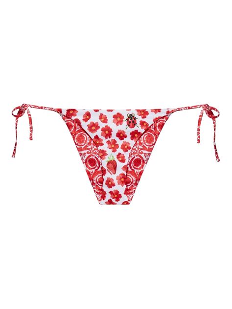 Versace Reversible Bikini Briefs Red Farfetch