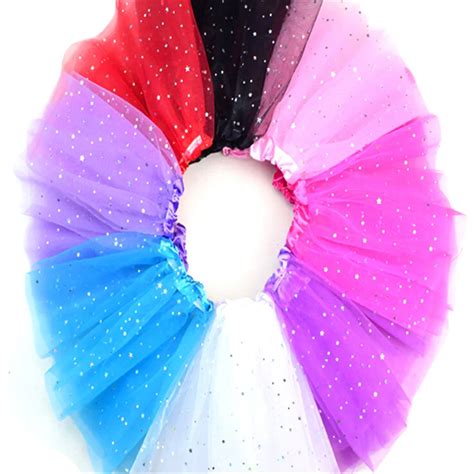 1 Pcs Sequin Summer Kids Baby Star Glitter Dance Tutu Skirt For Girl