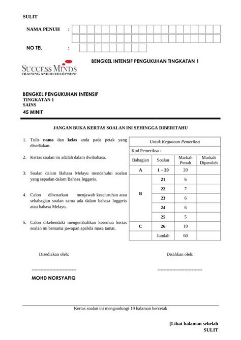 Pdf Pentaksiran Sumatif Ting Mac Soalan Skema Dokumen Tips