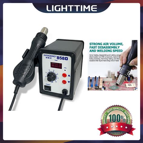 Hot Air Gun D Bga Rework Solder Station Blower Hairdryer Soldering Heat Gun W V V