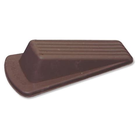 Door Wedge Heavy Duty Rubber W Xd Xh Mm Brown