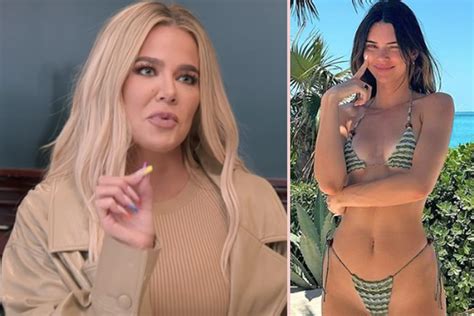 Khlo Kardashian Trolls Kendall Jenner In Her Latest Bikini Post Perez Hilton