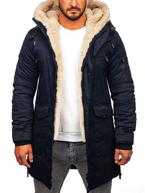 KURTKA ZIMOWA PARKA GRANATOWA 22M50 DENLEY L 12654447948 Oficjalne