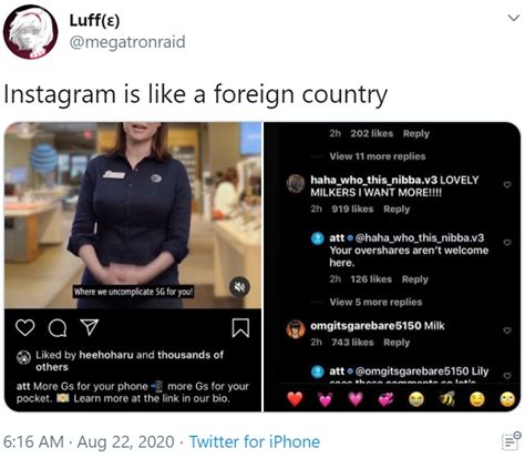 Instagram is like a foreign country | Lily From AT&T / Milana Vayntrub ...