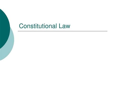 Ppt Constitutional Law Powerpoint Presentation Free Download Id 1409061