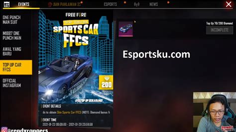 How to Get Sport Car Skin in Free Fire (FF) FFCS - Esports