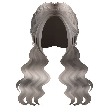 Preppy Curly Sporty Braided Pigtails Ash Blonde Roblox