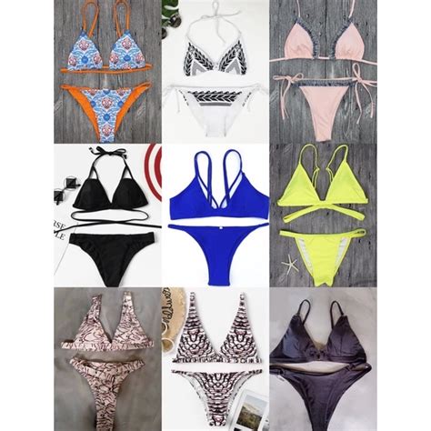 M M Korean Swimwear Sexy Bandage Fashion Bikini Push Up Swimwear Set Bathing Swimsuit
