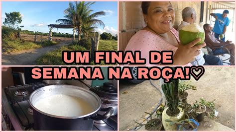 VLOG UM FINAL DE SEMANA NA ROÇA um domingo YouTube