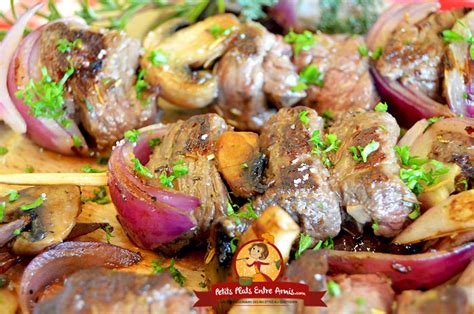 Recette De Brochette De Basse C Te De Boeuf Petits Plats Entre Amis