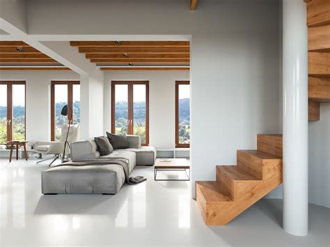 white interior behance