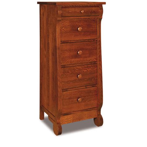 Old Classic Sleigh Lingerie Chest 023 Custom Amish Furniture