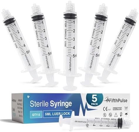 Amazon 1 Ml Syringe Without Needle 5 Pack Of Individually