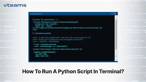 How To Run A Python Script In Terminal Step By Step Guide