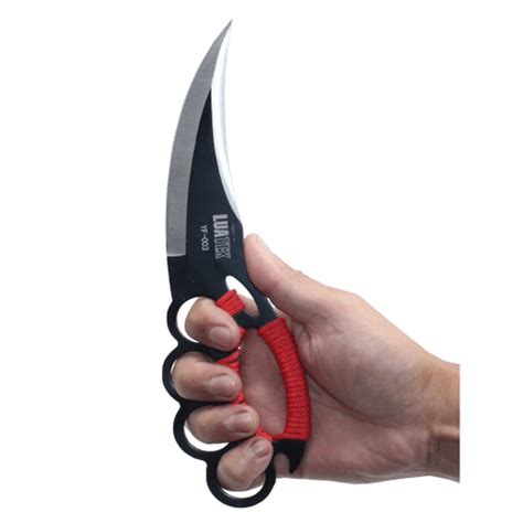 Faca Com Soco Inglês - Faca C/ Soco Ingles Tatica Combate Defesa Pessoal Com Bainha | Shopee ...