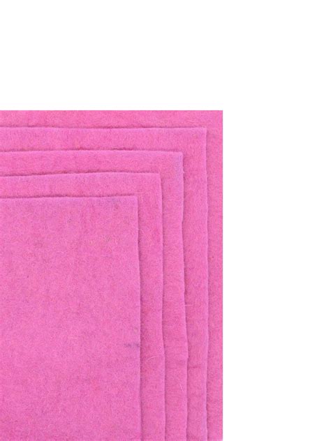 Wool Blended Pink Felt Sheets Woollyfelt