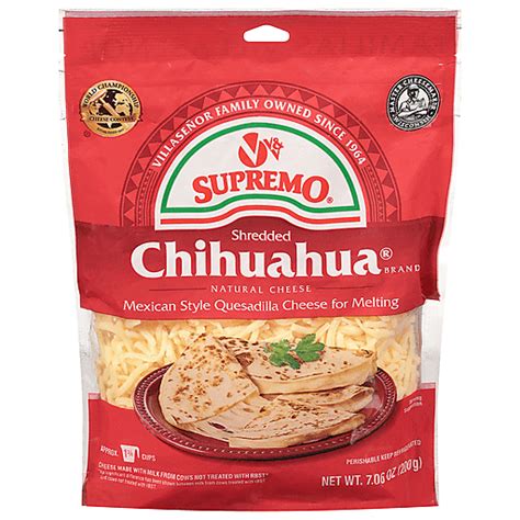 V V Supremo Shredded Cheese Chihuahua 7 06 Oz Shop Hays