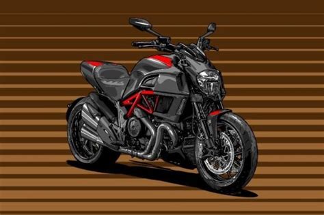 Red Naked Bike Vector Template Graphic By Jellybox Creative Fabrica