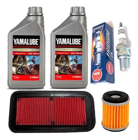 Kit Service Yamaha Fz 25 Filtros Aceite Original Bujia Ryd