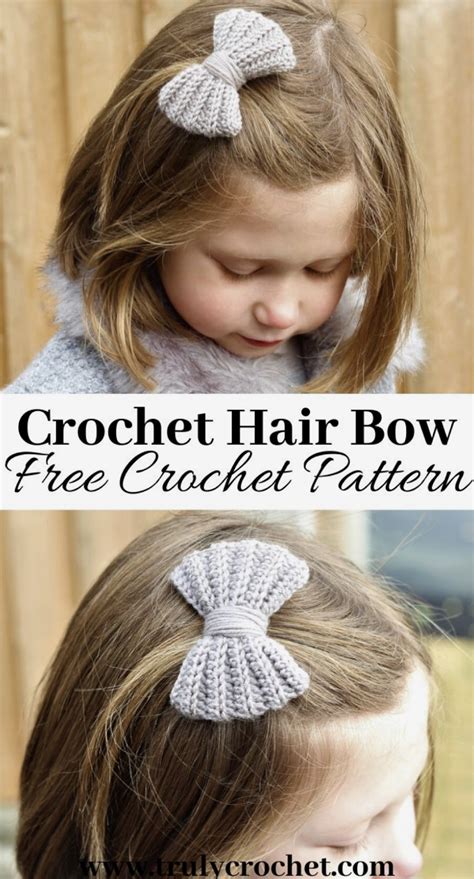 Cute Crochet Hair Bow Free Crochet Pattern — Craftorator