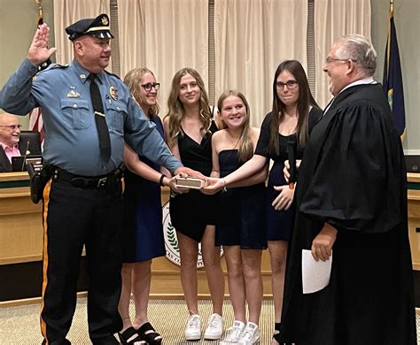 Newtown Township Swears In Officer, Announces Police Promotions