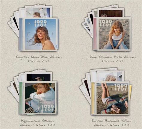 Taylor Swift 1989 Taylors Version Deluxe Cd Complete Set With Photos Sealed Ebay