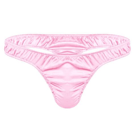 Sissy Herren Satin Dessous Rüschen Crossdress Bikini Slip Höschen