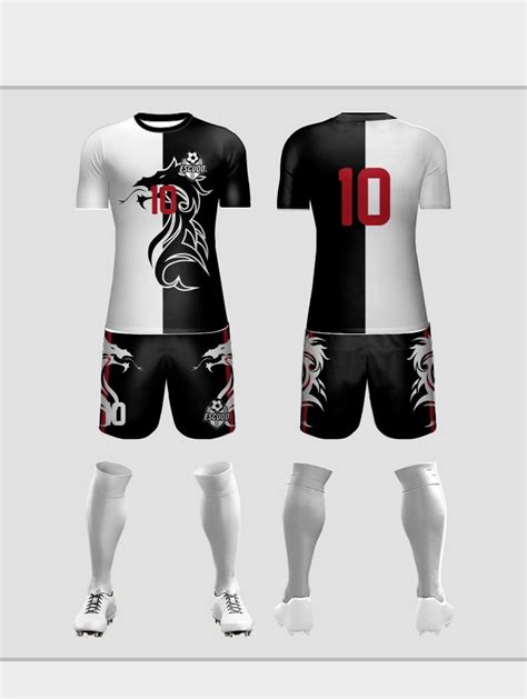 Uniforme De Futebol Branco E Preto Spenassatto Uniformes Esportivos