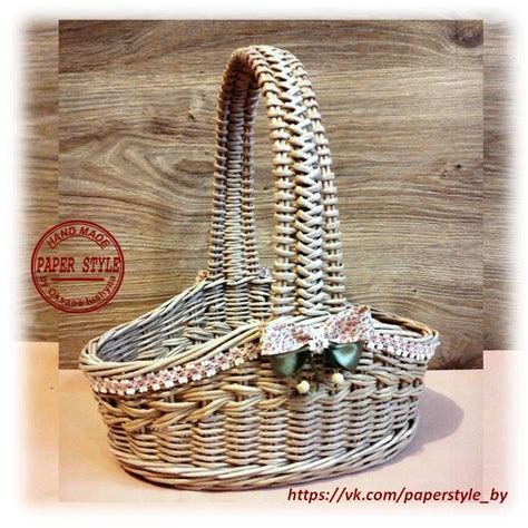 КОРЗИНА ПАСХАЛЬНАЯ #paperstyle #handmade #ручнаяработа # ...