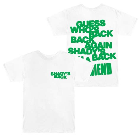 The Eminem Show Shadys Back T Shirt Official Eminem Online Store