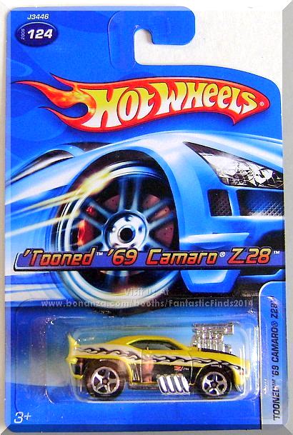Hot Wheels Tooned Camaro Z Collector Yellow Edition Contemporary