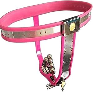 ROLOL Damen Keuschheitsgürtel Butt plug and Vagina Bead Stecker Strap Auf Hosen Edelstahl Metall