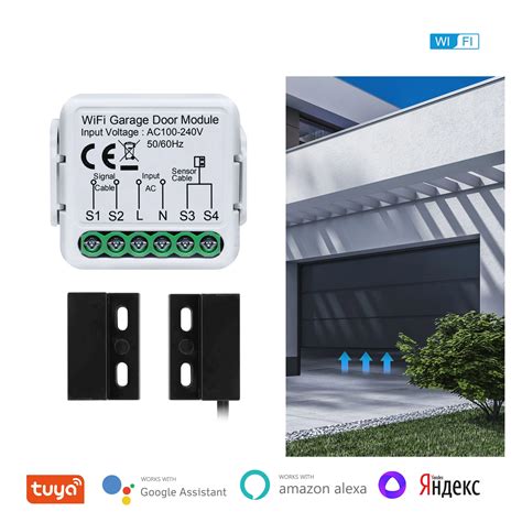 Tuya Garagem Inteligente Abridor De Porta Controlador Aplicativo