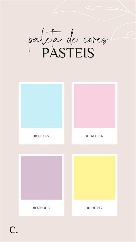 Tons Pastéis Ou Tons Pastel - Paleta Tons Pasteis Canva