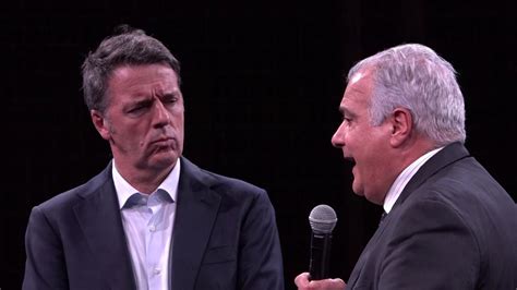 Leopolda Renzi E Roberto Salis Sul Palco Presidente Meloni Porta A